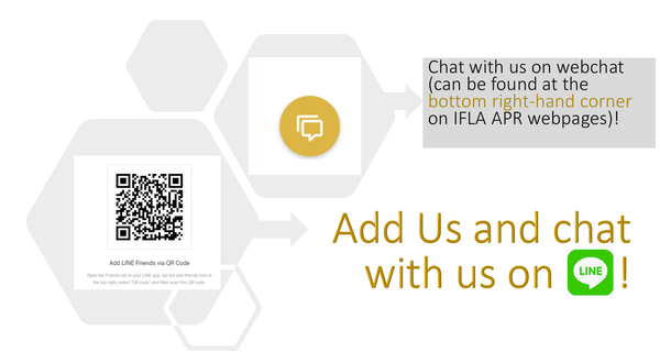 Newly Added! Let's chat! LINE & Webchat Communication Channels