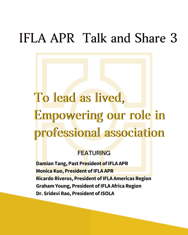 IFLA APR Talk & Share 3