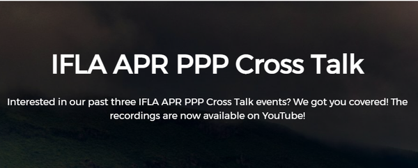 IFLA APR PPP Cross Talk Recordings